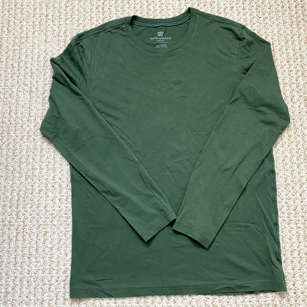 MACK WELDON | 100% Pima Cotton Long Sleeve T-Shirt Small - Picture 3 of 10